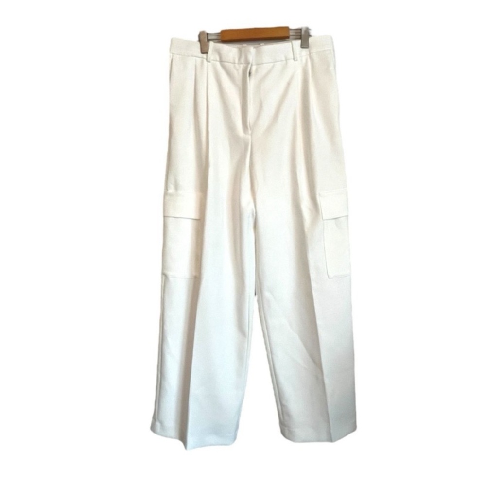 Aritzia Babaton White Spotlight CargoPants Size 14